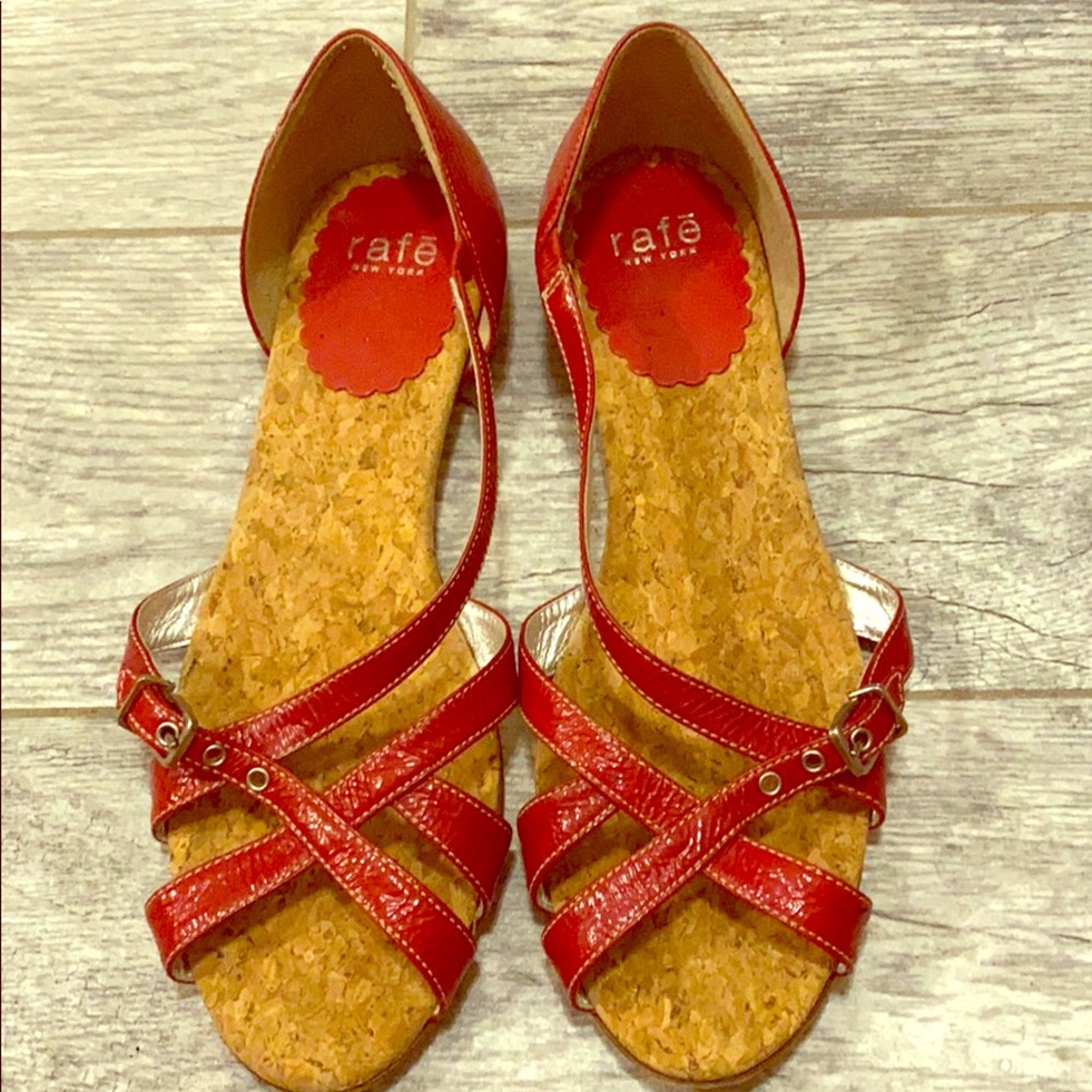 Rafe New York Red Sandals